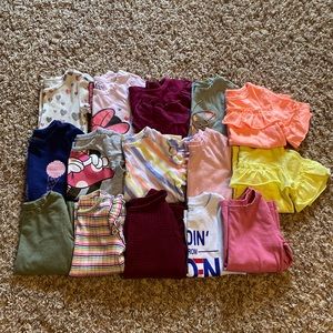 2T Girls Shirts Bundle